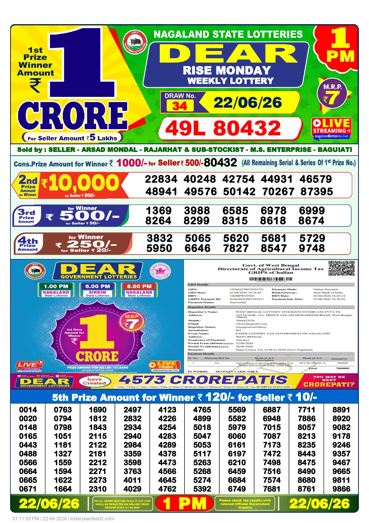 lottery-result-1pm-22-06-2026